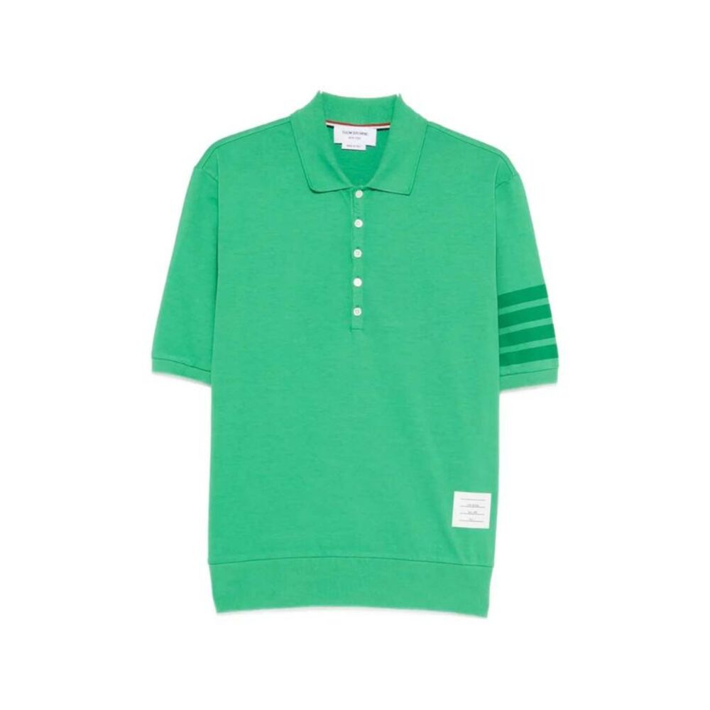 Thom Browne Men Short-Sleeved Polo